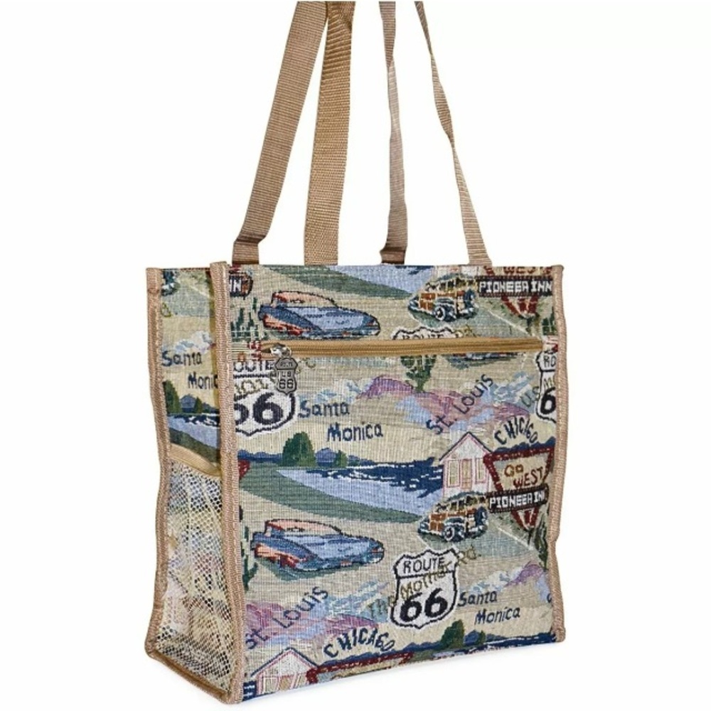 💲Route 66 Tapestry Tote Bag & Coin Purse